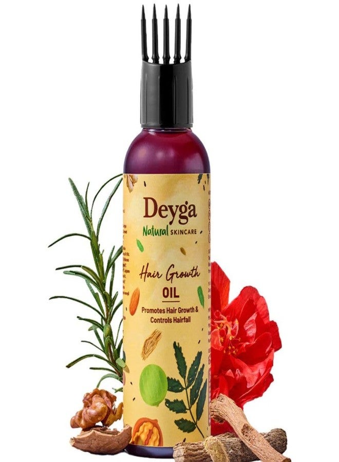 Deyga Hair Growth Oil 200ml – Reduces Hair Fall, Strengthens Roots, Deeply Nourishes Scalp & Promotes Faster, Thicker, Healthier Hair Growth