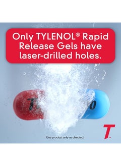 TYLENOL Extra Strength Acetaminophen Rapid Release Gels for Pain And Fever Relief, 24 ct  - Image 3