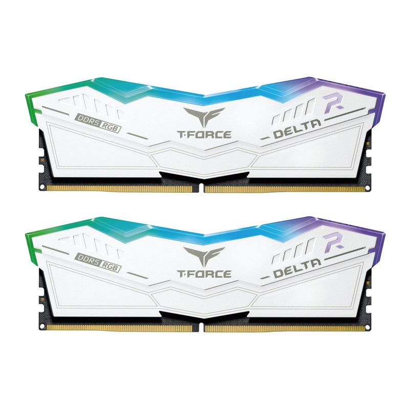 TEAMGROUP TForce Delta RGB DDR5 Ram 32GB 2x16GB 6000MHz PC548000 CL30 Intel XMP 30 AMD Expo Compatible Desktop Memory Module Ram White FF4D532G6000HC30DC01 - Image 2