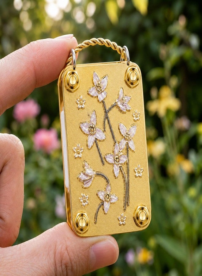 SMORBRID Micro Flower Press Plants Art & Crafts Metal Flowers Pressing, Microwave Flower Press, DIY Pressed Plant Preservation Kit Art for Arts and Crafts Lovers Gifts (Bluet) - Image 2