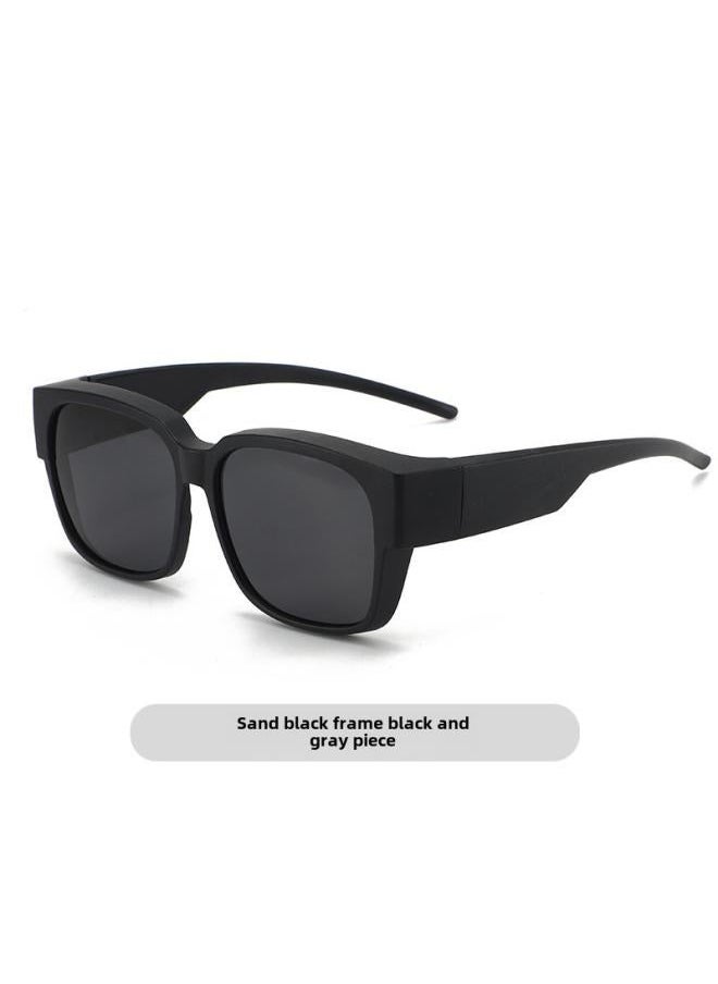NIBEMINENT - Glasses Set Myopia Sunglasses Fashionable Clip Polarized Uv-proof Driving Special Ultra-light Frame For Women - Image 1