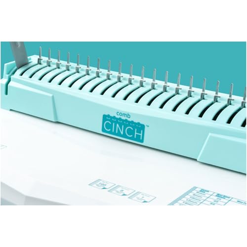 We R Memory Keepers Comb Cinch Book Binding Machine, Includes 10 8 mm Binding Combs, Book Binding Kit, Easy to Use, Use for Scrapbooking, Home Offices, & Classrooms - Image 4