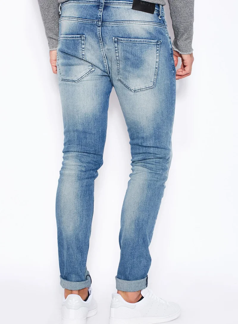 ADPT Skinny Fit Light Wash Jeans