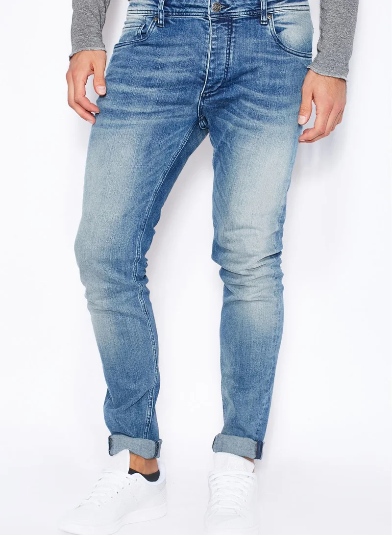 ADPT Skinny Fit Light Wash Jeans