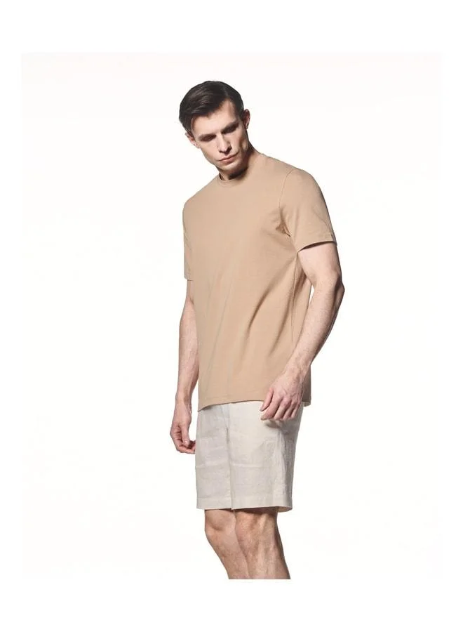 Liwali Cotton-Blend Short Sleeve T-Shirt.