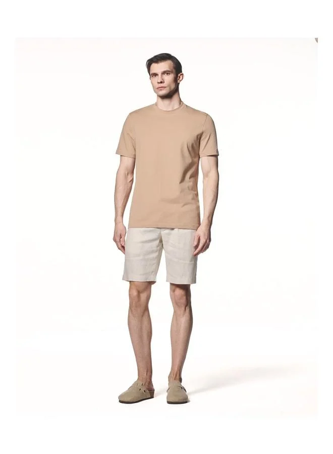 Liwali Cotton-Blend Short Sleeve T-Shirt.
