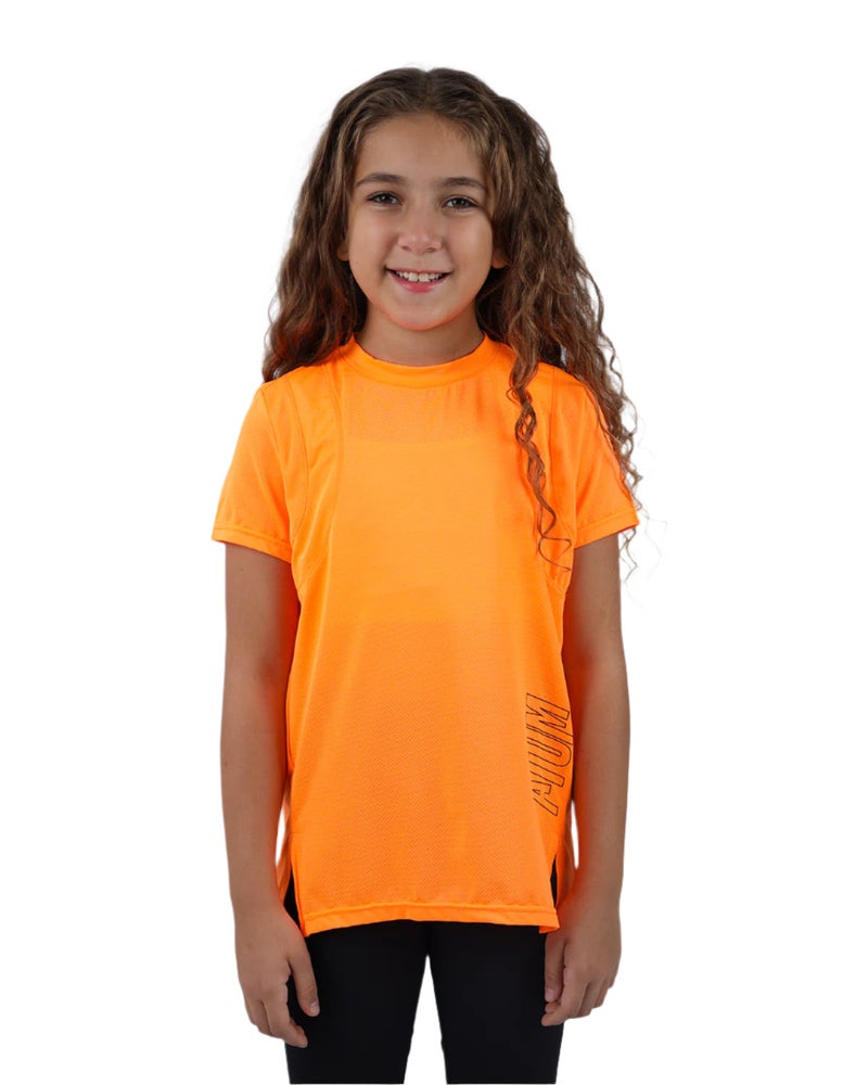 ATUM Unisex SPEED Training Sports Orange T-Shirt - Image 1
