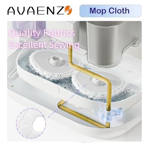 Avaenzo Replacement Mop Pads Compatible with Narwal Freo Pro X Ultra Narwal Freo Z Ultra Z10 T10 J3 J4 J5 R10 Microfiber Resuable Mop Cloth Robot Vacuum Cleaner Accessories - Image 3