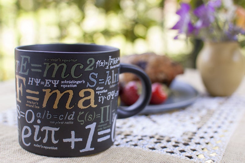 The Unemployed Philosophers Guild Math Mug - Sip Your Coffee While Learning Famous Mathematical Formulas and Equations, Comes in a Fun Gift Box, 14oz - Image 4