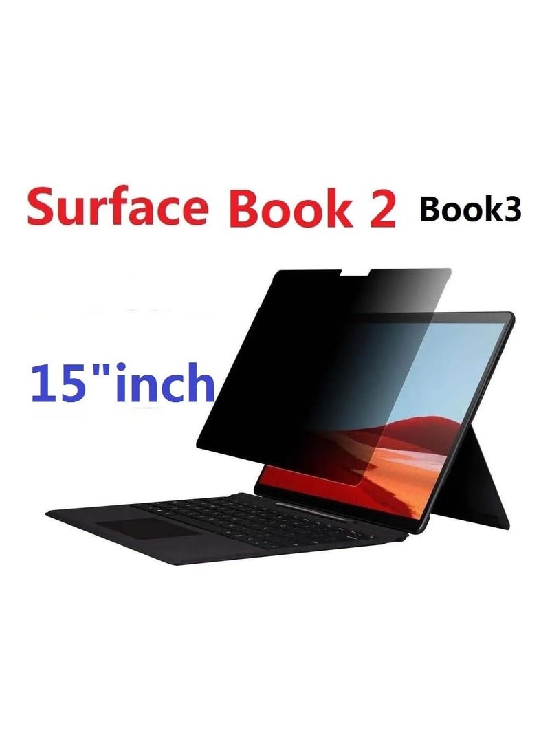 general Privacy Screen Compatible with Microsoft Surface Book 3/2 Case 15-inch laptop - Removable Privacy Screen Protector Adsorbed Privacy film - Image 2