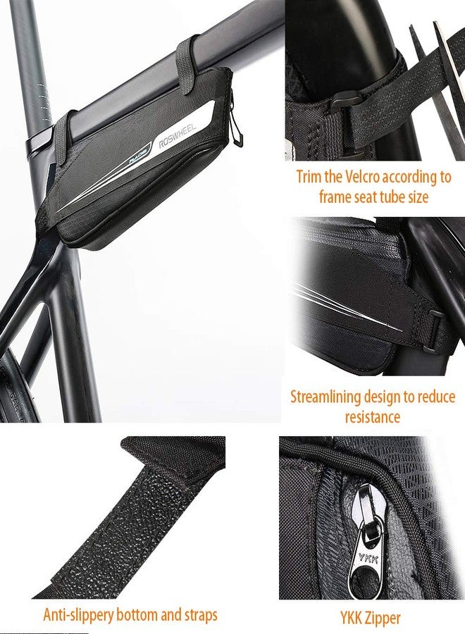 Roswheel Race Series 121444 Bike Frame Mounted Bag Bicycle Triangle Pouch Cycling Accessories Pack for Road Bike - Image 2