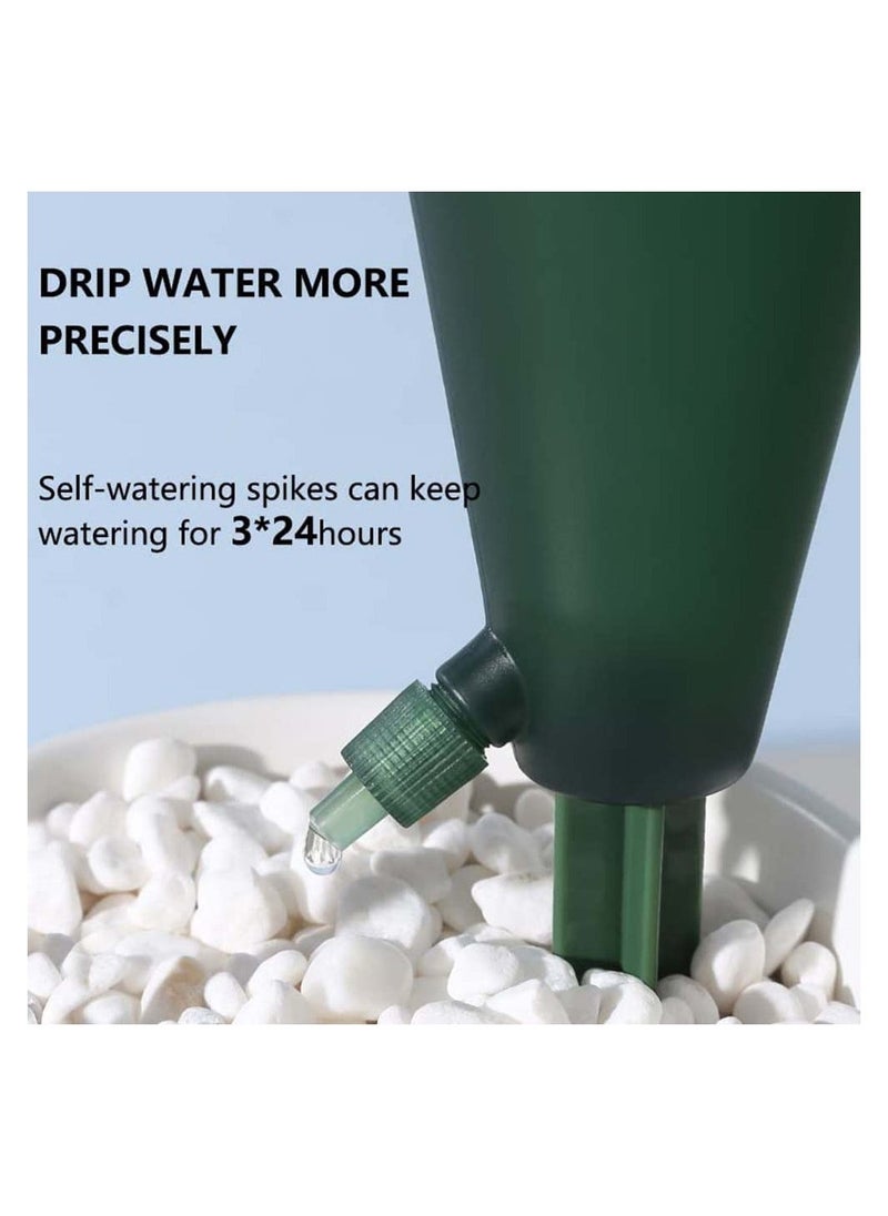 4Pcs Self Watering Spikes Planter Insert Cone Plant Globes Stakes Devices with Rotary Regulator - Image 2