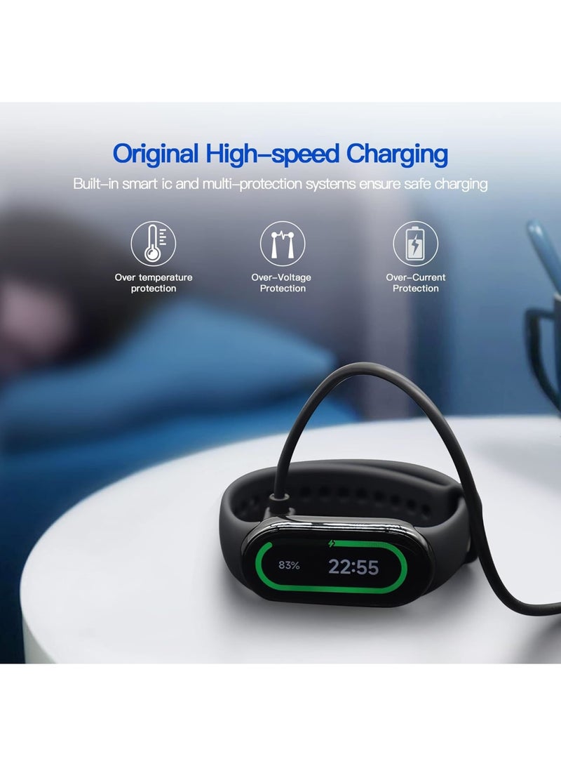 SOLARAE USB Charger, Cable Compatible with Xiaomi Mi Band 8, Smartwatch Replacement USB Charger Adapter Charge Cord Charging Dock Compatible for Mi Band 8 Activity Fitness Tracker - Image 5