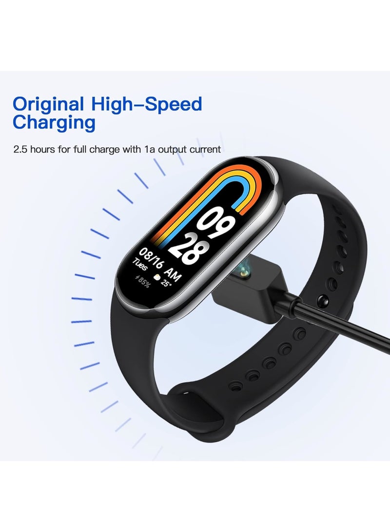 SOLARAE USB Charger, Cable Compatible with Xiaomi Mi Band 8, Smartwatch Replacement USB Charger Adapter Charge Cord Charging Dock Compatible for Mi Band 8 Activity Fitness Tracker - Image 4