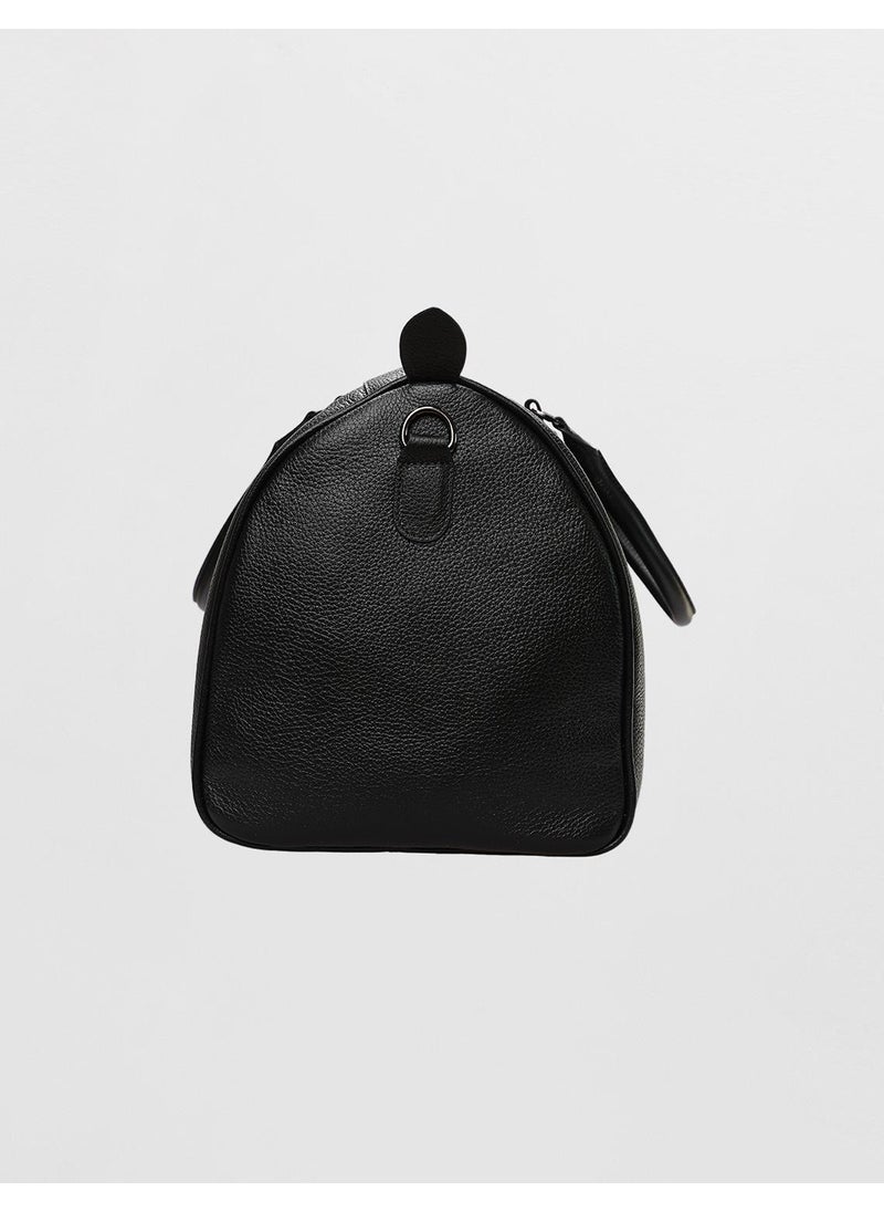 Cabani Leather Black Travel Bag  - Image 2