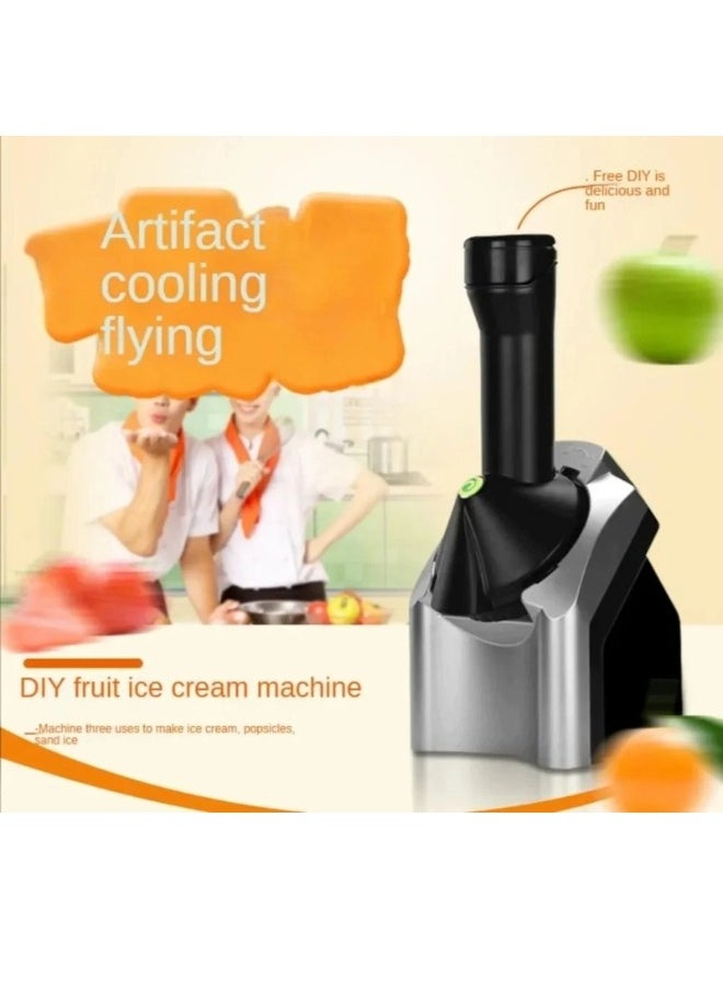 Denx - DENX Frozen Fruit Ice Cream Maker, DIY Healthy Soft Serve Sherbet, Smoothie, Frozen Yogurt, BPA Free, No Additives and Artificial Colors, Dessert Machine for Home and Kids - Image 1