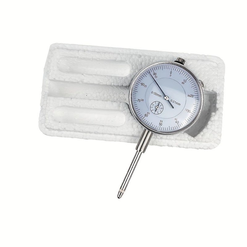 Durable 0 30mm Dial Indicator 0 01mm Accuracy Mechanical Pointer Type - Image 1