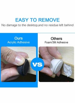 Y&D 20 Pack Multipurpose Cable Clips Holders Self Adhesive Cord Desk Management Wire Holder for Organizing Cables Cords and Wires Home Office  - Image 2
