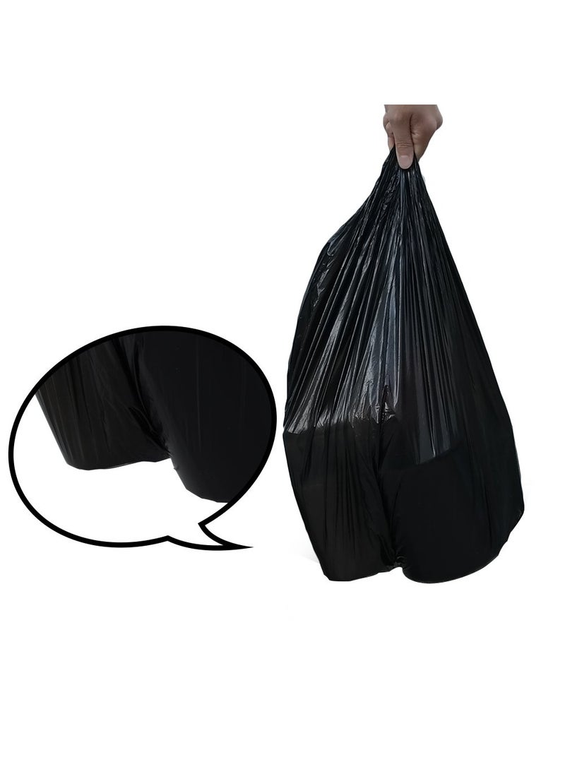 TOPDOC TOPDOC EcoFriendly Small Garbage Bags 19 x 21 Inches Pack of 3 for Dry Wet Waste Disposable Dustbin Bag Trash Bag Biodegradable Garbage Bag Bags Per Roll Dustbin covers Black  - Image 3