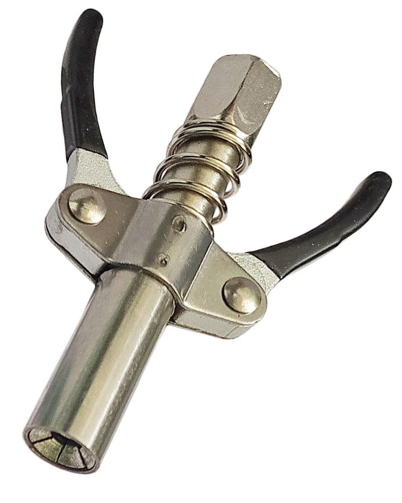 Inditrust Double handle Manual Grease gun Coupler pneumatic compatible with all grease guns (1 pc) - Image 1
