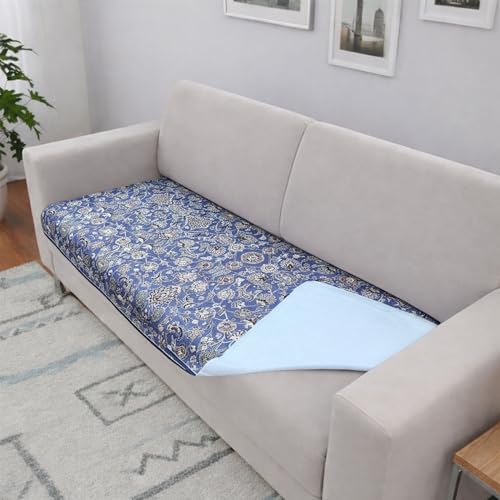 Homerz Premium Sofa Panel with Digital Prints, Antislip Backing, Super Soft Velvety Fabric Sheets Liners Kitchen (Kriti, 5 (3+1+1) Seater) - Image 3