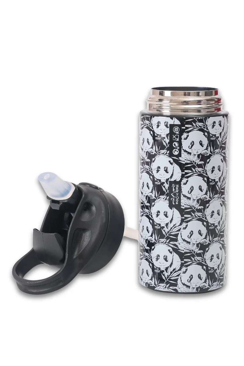 Nova Black Nova Bear Stainless Steel School Water Bottle  | Best Price UAE