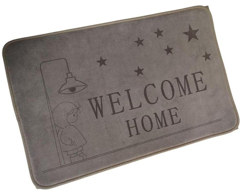 سبيس شوب دواسة حمام قطيفة غير قابلة للانزلاق ناعمة وعالية الامتصاص مقاس 60*40 - Image 1