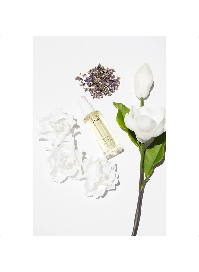 Ouai زيت الشعر، زيت متعدد المهام يحمي من أضرار الأشعة فوق البنفسجية/الحرارة والتجاعيد، يضيف لمعاناً مذهلاً وينعم الأطراف المتقصفة. آمن للشعر الملون. خالي من البارابين، الكبريتات والفثالات (1.5 أونصة) - Image 1