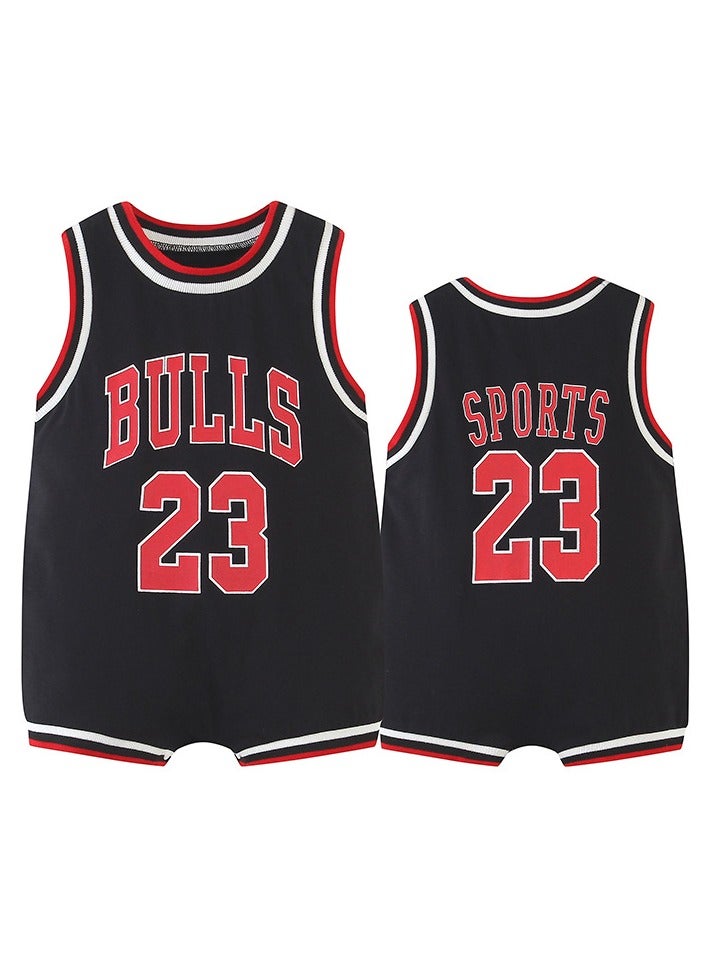 KUYING Baby Cotton Jumpsuit Football Shirt - Image 1