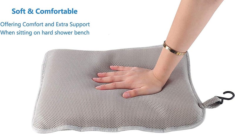 Mybow Shower Bench Seat Bathtub Cushion Shower Chair for Elderly Seniors Bath Cushion Shower Seats Transfer Bench Handicap Tub Benches for Bathtubs Disabled Shower Chairs Pillow Padded Bath Stools Seat Mat - Image 4