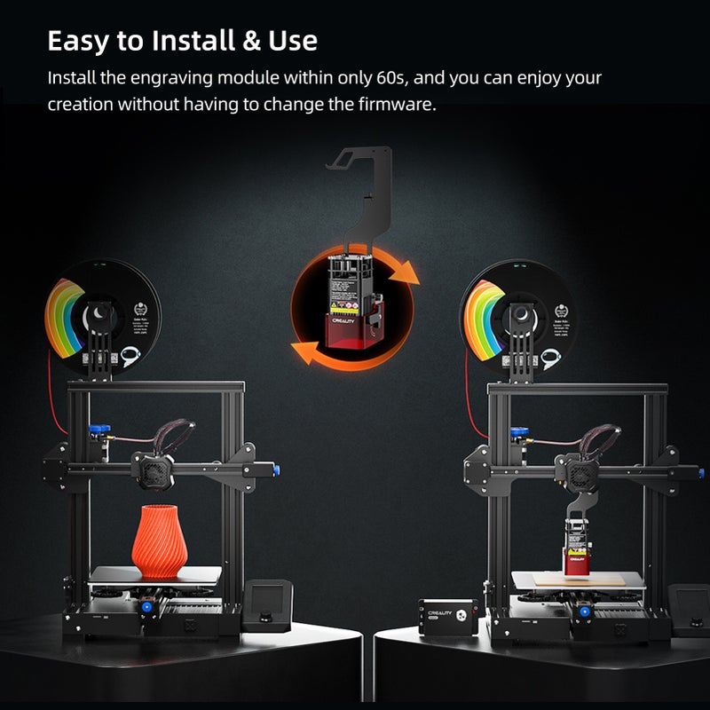 وحدة كرياليتي 1.6 واط بقطة 0.06×0.06 مم متوافقة مع CR-10 Mini/Ender-2 Pro/Ender-3 Neo/ Ender-3 v2 Neo/ Ender-3 Max Neo/ Ender-3 V2/Ender-3/Ender-3 Pro/ Ender-3 S1/ Ender-3 S1 Pro/ - Image 4
