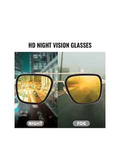 FEISEDY Retro 70s Aviator Sunglasses Tony Sunglasses Trendy Women Square Sun Glasses B2510  - Image 4