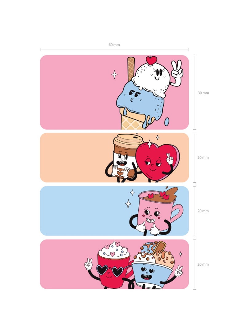 ErichKrause 80-Sheet Yummy Page Markers Assorted Sizes - Image 3