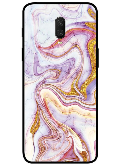 Protective Case Cover For OnePlus 6T Smart Series Printed Protective Case Cover for OnePlus 6T Marble Texture