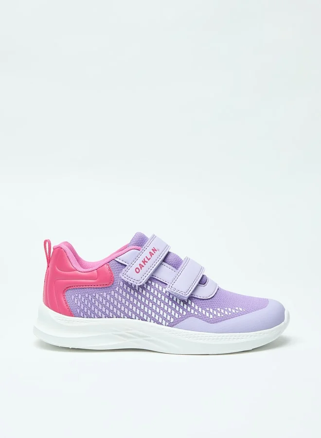 Oaklan by Shoexpress Colourblock Sports Shoes with Hook and Loop Closure