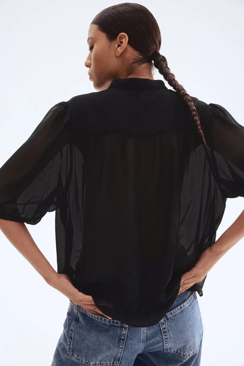 H&M Crinkled blouse