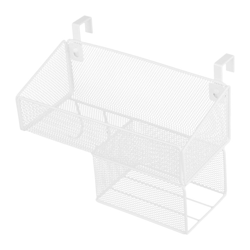 Bedside Shelf - Metal Bedside Shelf Organizer With Tissues Rack For Dorm Room - Bunk Bed & Desk Hanging Basket For College Dormitory Dorm Office Table Storage - Image 4