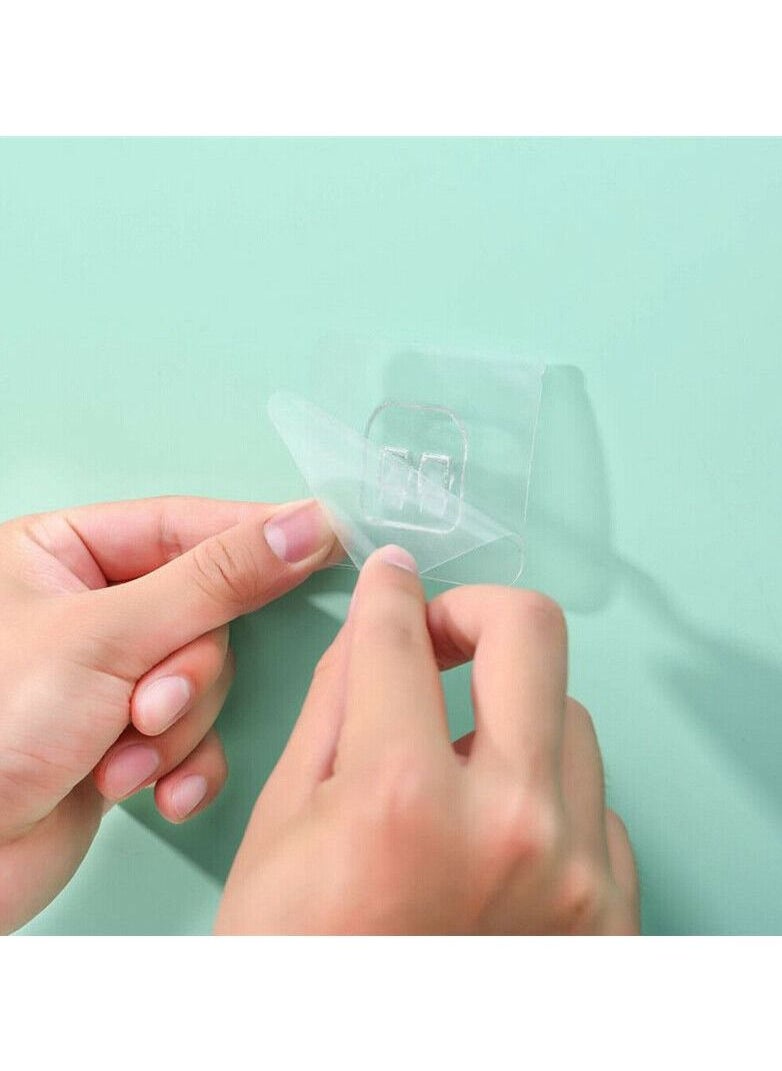 بست ستور رف دش مثبت على الحائط منظم زاوية للحمام مقاوم للصدأ مع ملصقات لاصقة بدون حفر رف عائم لتخزين مستلزمات الدش  - Image 4