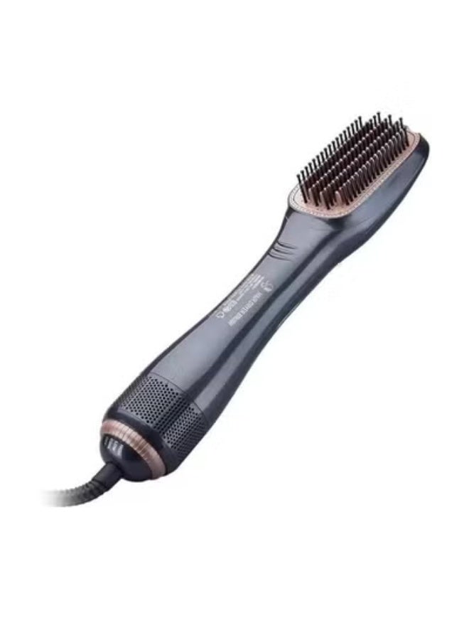 Denx 3-in-1 Hot Air Brush for Hair Styling, Straightening, Drying & Volumizing | Powerful 1200-1500W Performance with 3-Speed Heat Settings | Anti-Frizz Ceramic Brush for Smooth Results | Lightweight Design for Home & Travel | Suitable for All Hair Types - Image 1