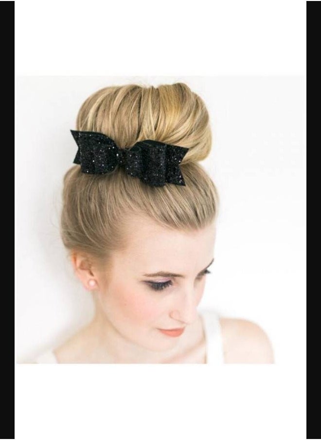 Generic - Sequin Designed Bow Shaped Hair Clip - Image 1