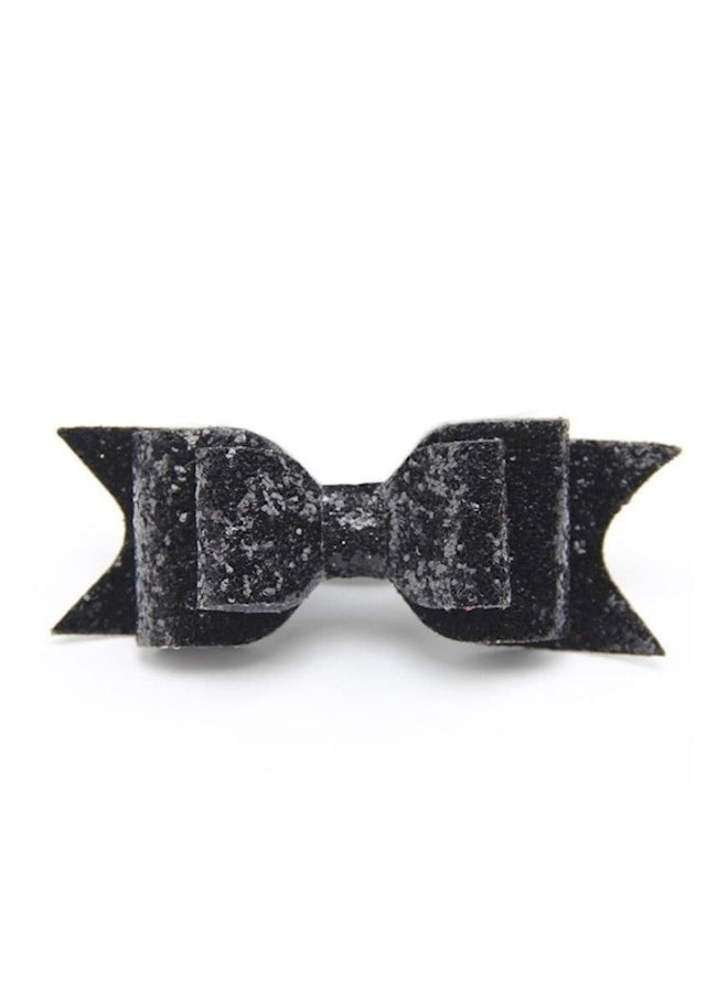 Generic - Sequin Designed Bow Shaped Hair Clip - Image 1
