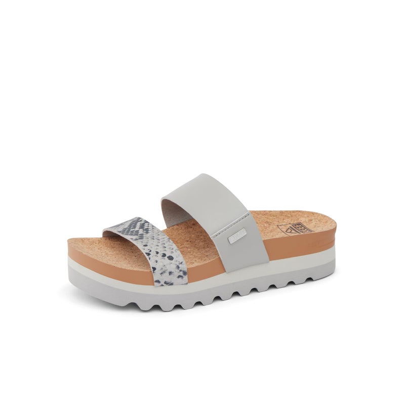 REEF Cushion Vista Hi Womens Platform Fashion Sandal, Arch Support, Ultra Soft Cushion Footbed, Snake Duo, 10 - Image 1