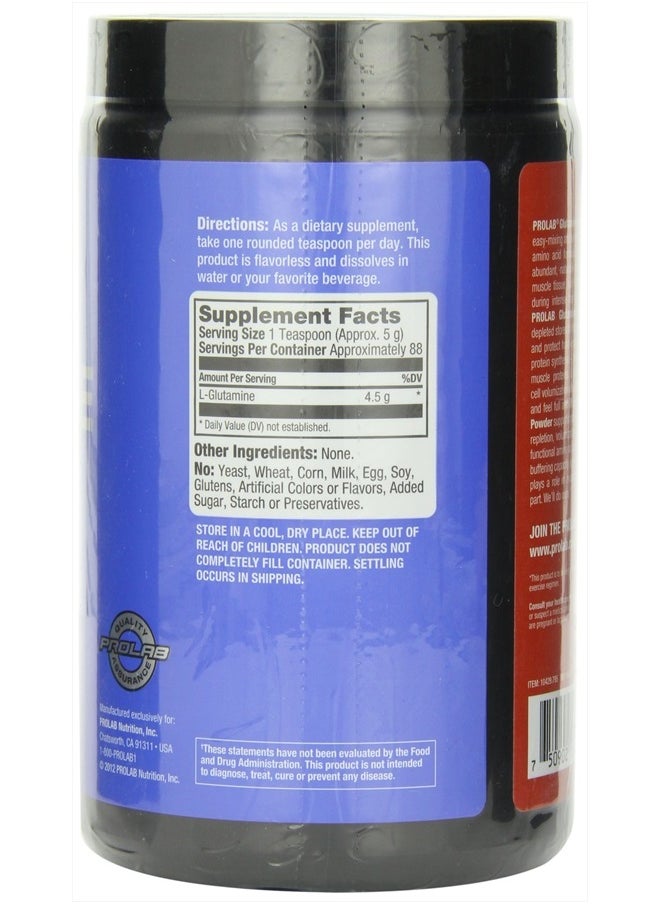 PROLAB PROLAB Glutamine Powder, 400 Grams  - Image 3
