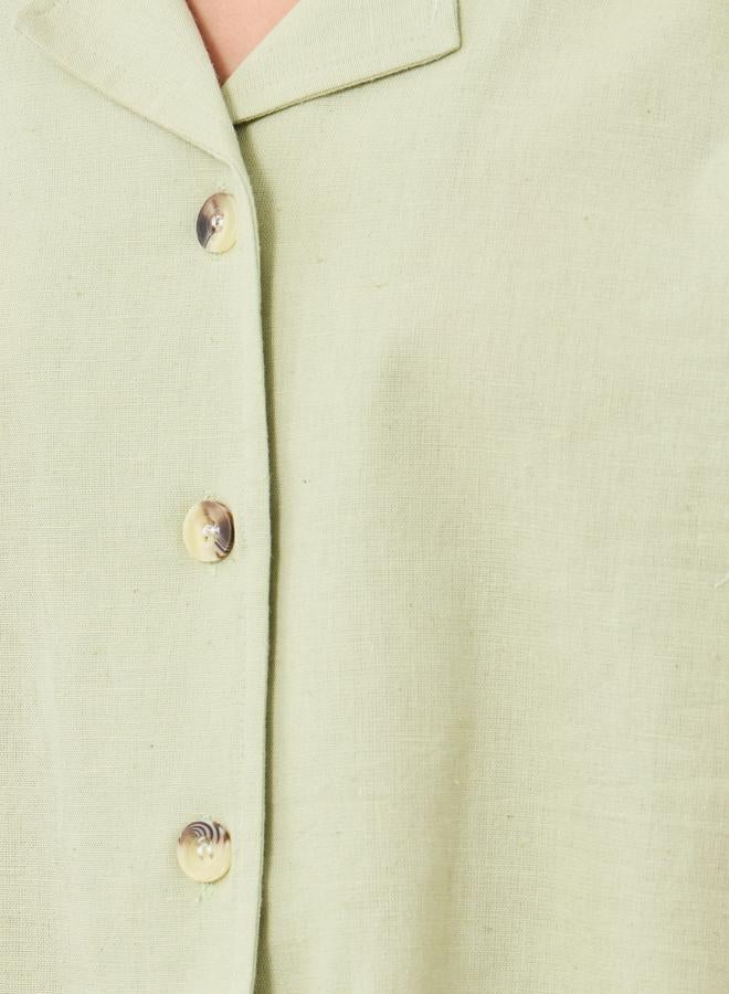 Styli Collared Button Shirt and Pants Set - Image 3