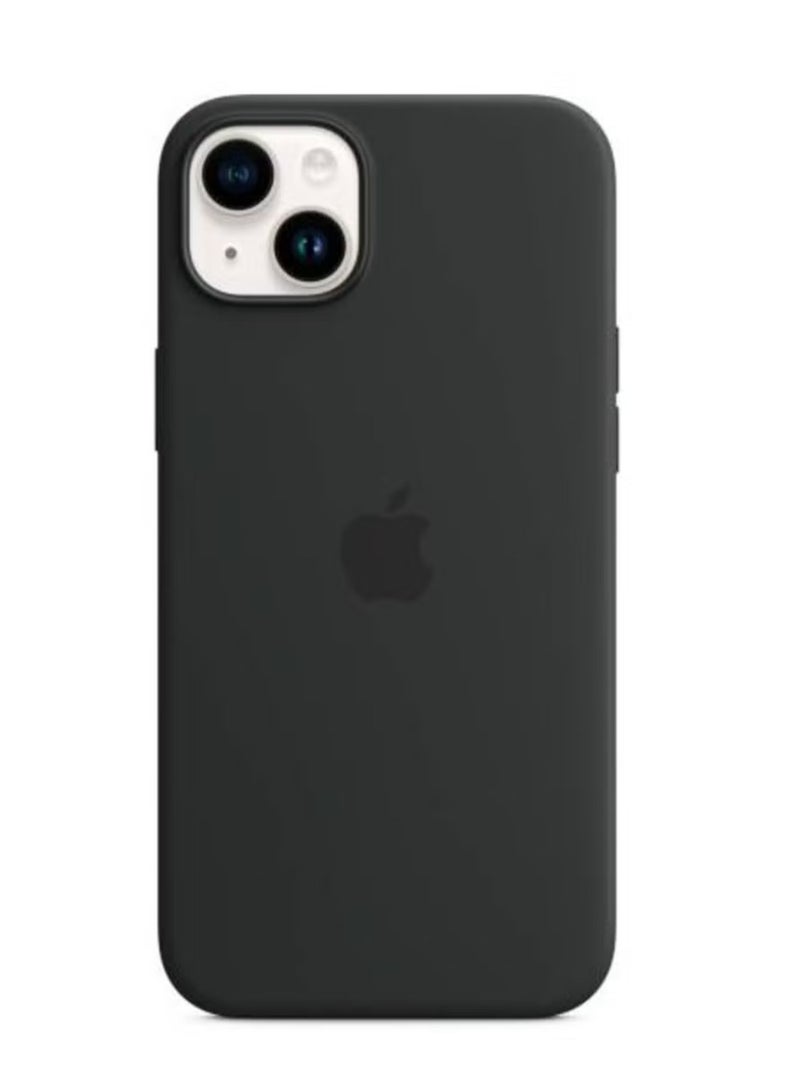 Silicone Apple iPhone 14 Silicone Case with MagSafe - Black - Image 2