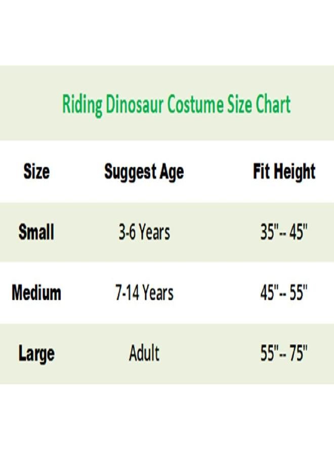 DreamHigh DH Halloween Inflatable Ride Dinosaur T-Rex Cosplay Party Fancy Outfit Costume-Small (3-6 Years) - Image 2