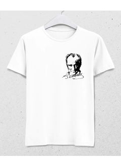 Ataturk Special Design Printed T-Shirt White Xs