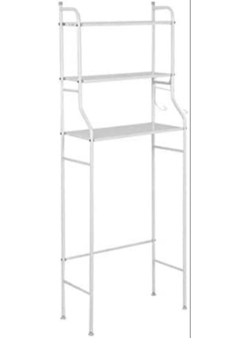 إلترازون 3 Layer Metal Washing Machine Storage Shelf Rack,Space Saver Shelf Organizer Holder - Image 1