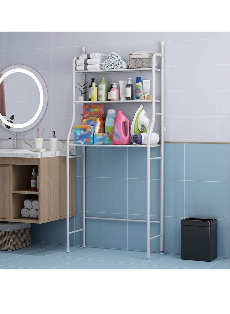 إلترازون 3 Layer Metal Washing Machine Storage Shelf Rack,Space Saver Shelf Organizer Holder - Image 2