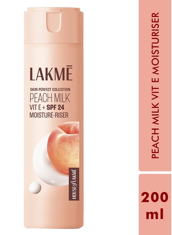 لاكمي مرطب لاكمي بحليب الخوخ بعامل حماية من الشمس 24، 200 مل - Image 2